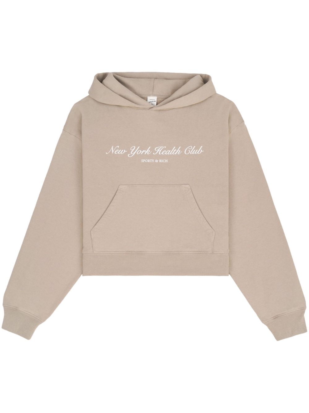 Sporty & Rich Health Cropped-Hoodie - Grau von Sporty & Rich