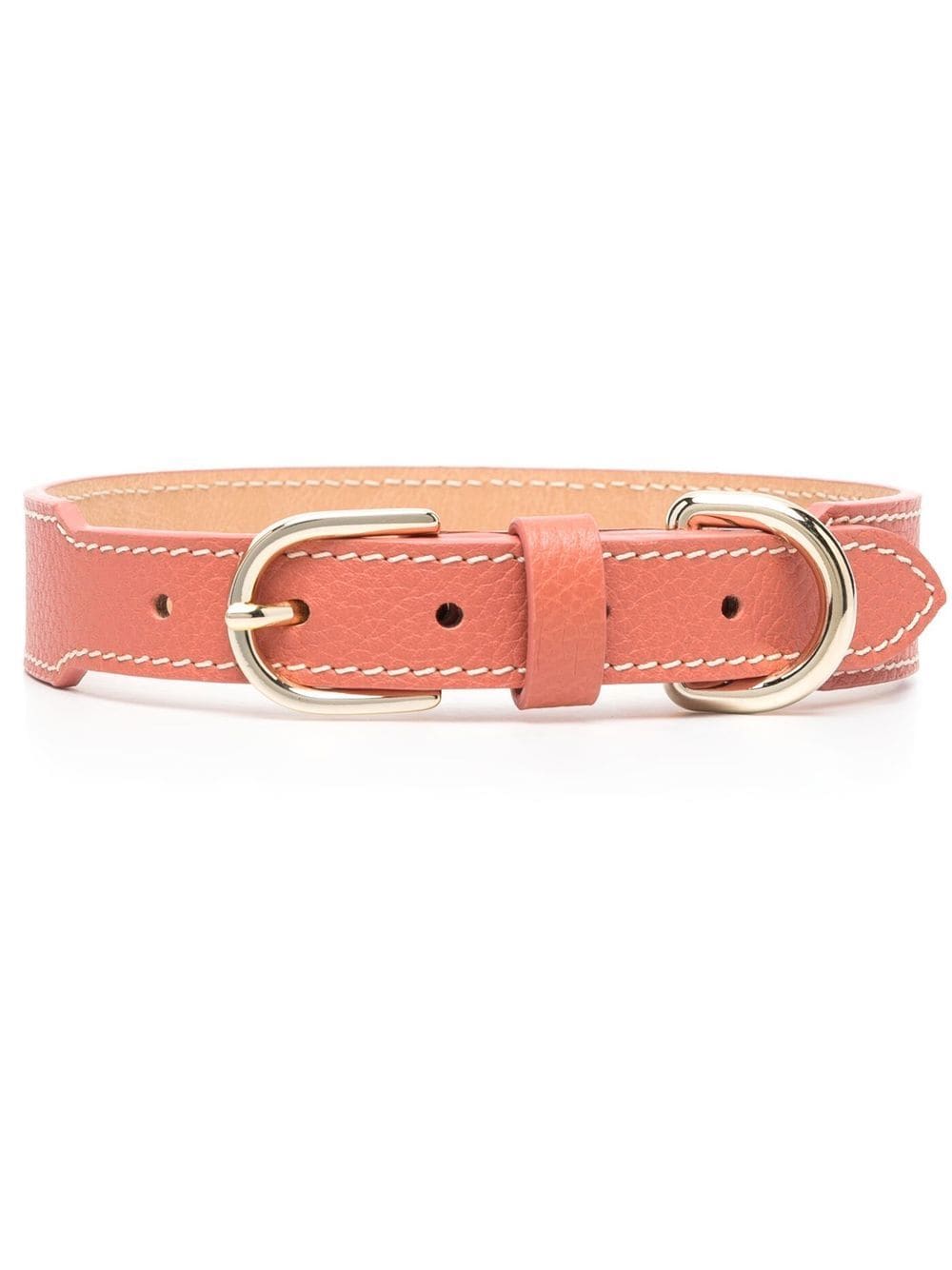 Sporty & Rich Hundehalsband aus Leder - Rosa von Sporty & Rich