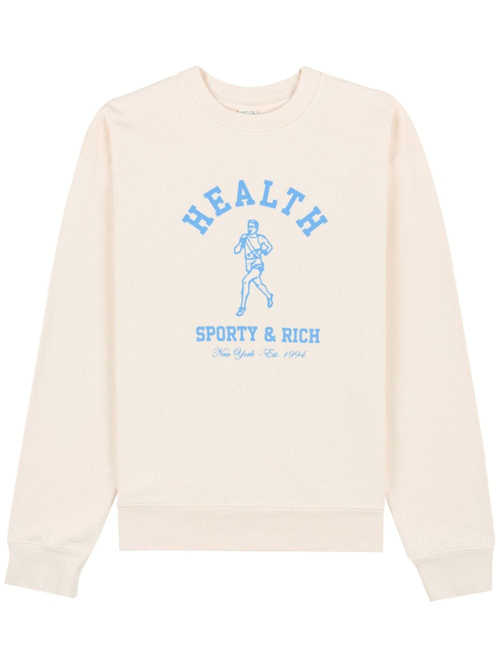 Sporty & Rich NY Running Club Sweatshirt - Nude von Sporty & Rich