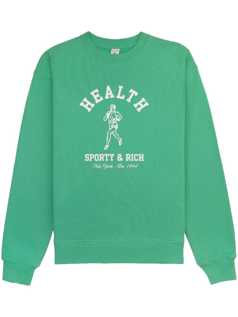 Sporty & Rich NY Running Club Sweatshirt - Grün von Sporty & Rich