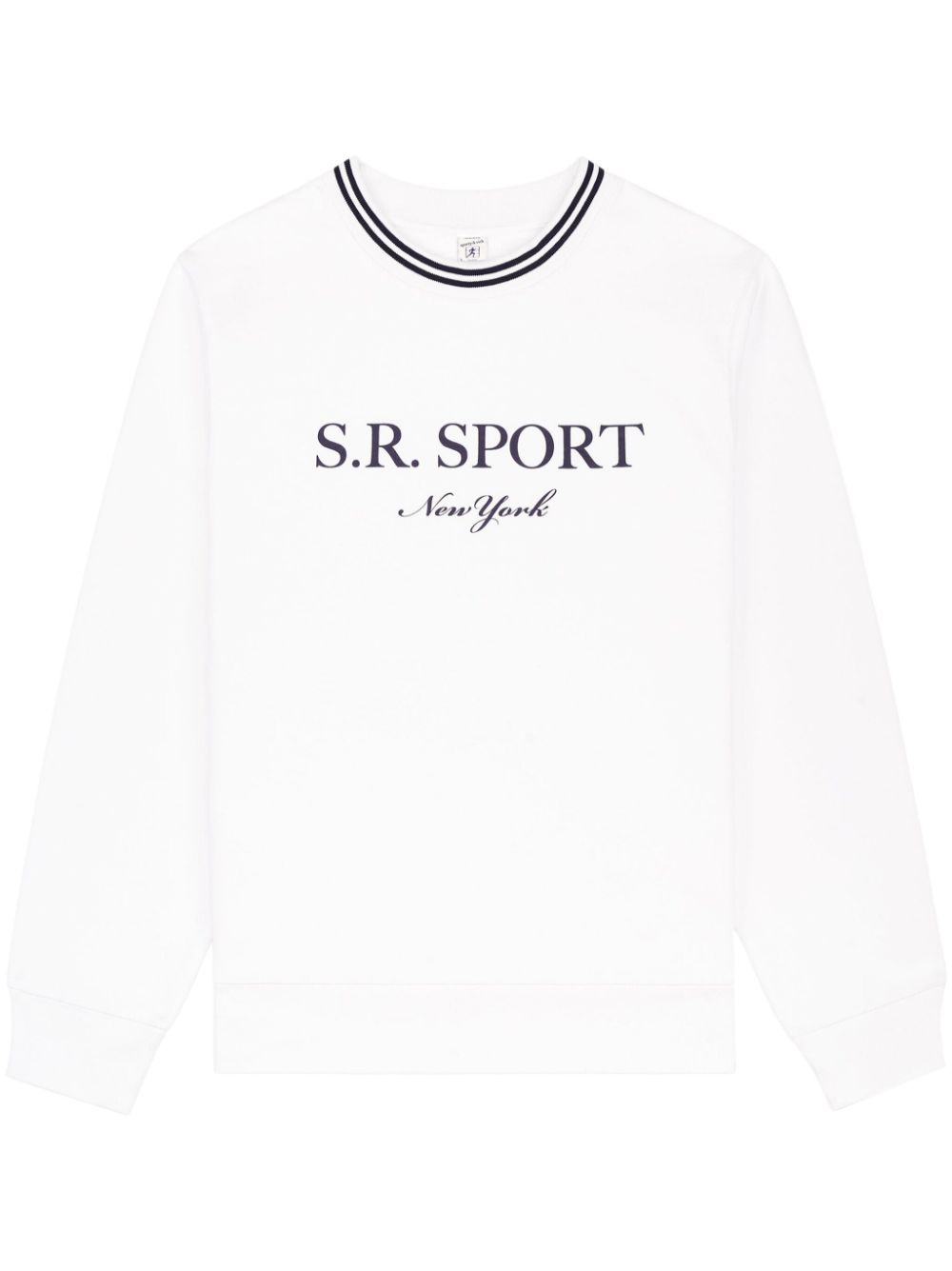 Sporty & Rich Sweatshirt mit Logo-Print - Weiß von Sporty & Rich