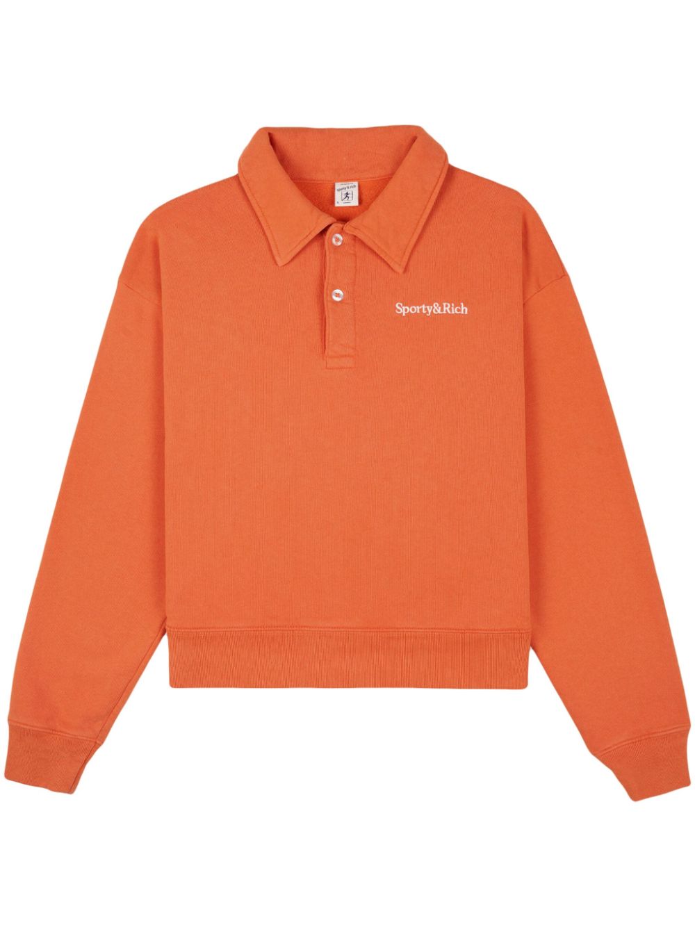 Sporty & Rich Serif Poloshirt - Orange von Sporty & Rich