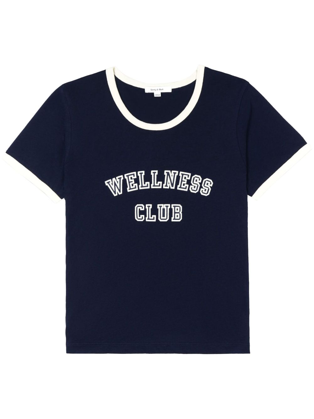 Sporty & Rich T-Shirt mit Wellness-Print - Blau von Sporty & Rich