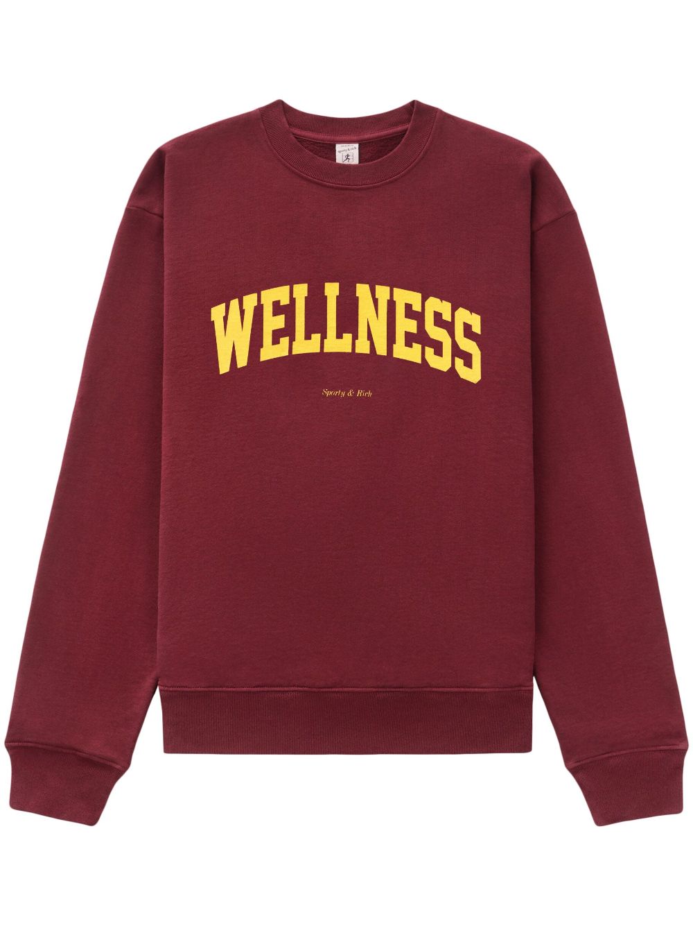 Sporty & Rich Sweatshirt mit "Wellness"-Print - Rot von Sporty & Rich