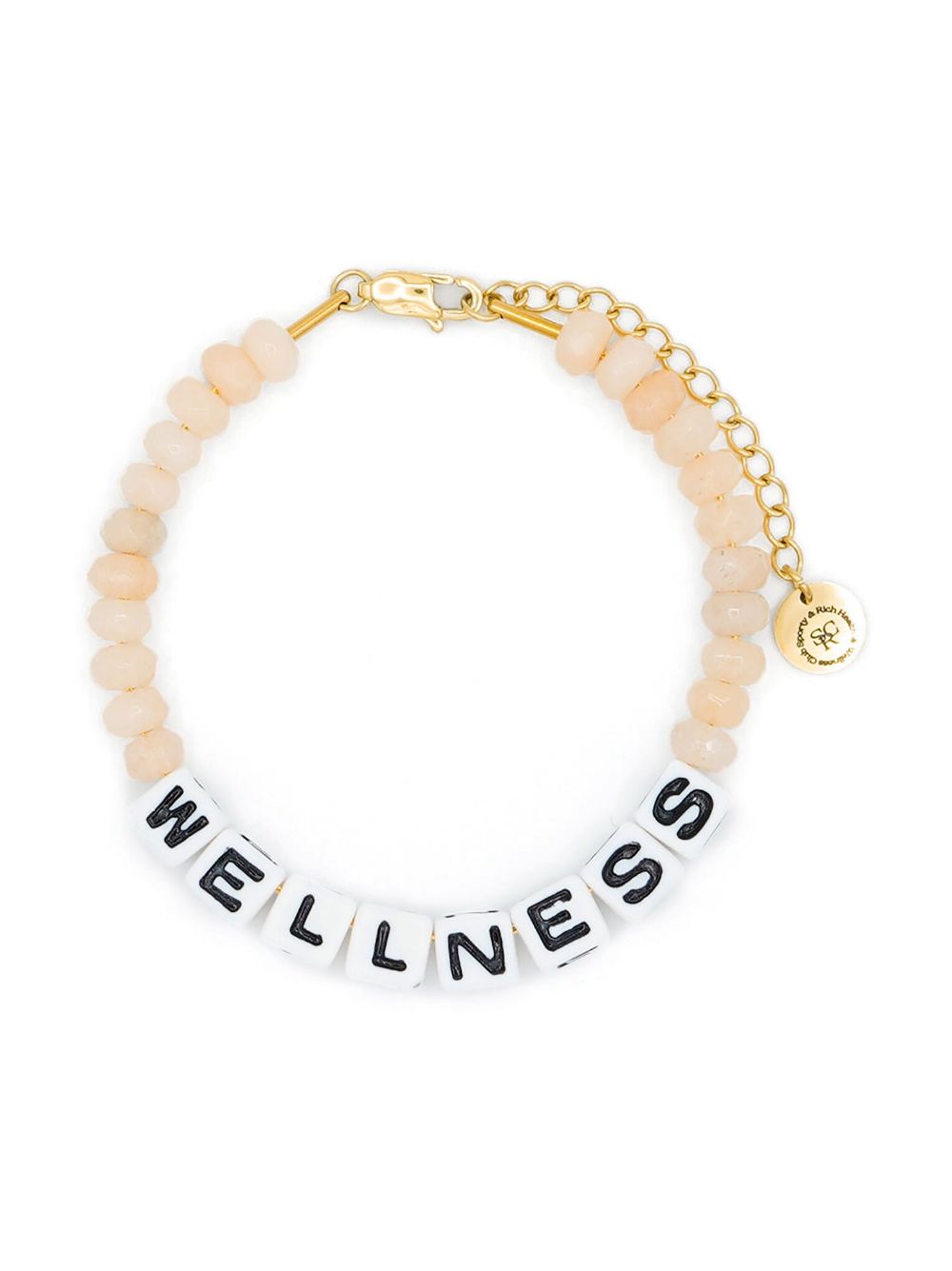 Sporty & Rich Wellness Armband mit Perlen - Rosa von Sporty & Rich