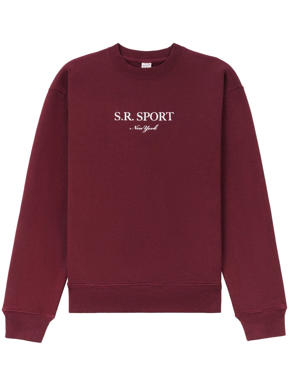 Sporty & Rich Wimbledon Sweatshirt - Rot von Sporty & Rich