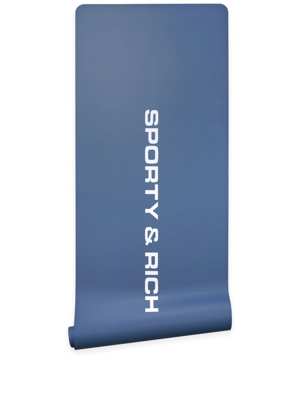 Sporty & Rich Yogamatte mit Logo-Print - Blau von Sporty & Rich