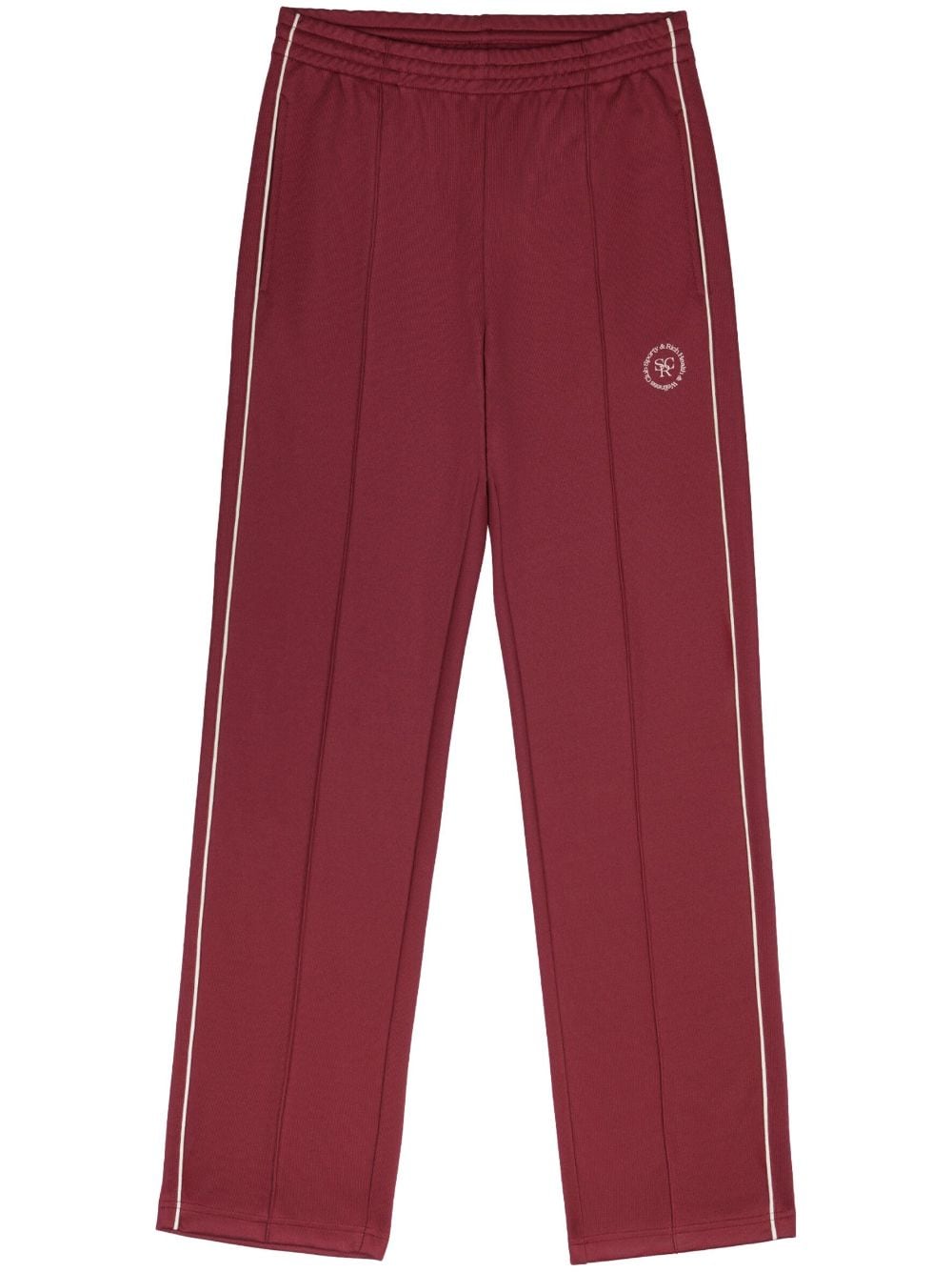 Sporty & Rich Jogginghose mit Logo-Stickerei - Rot von Sporty & Rich