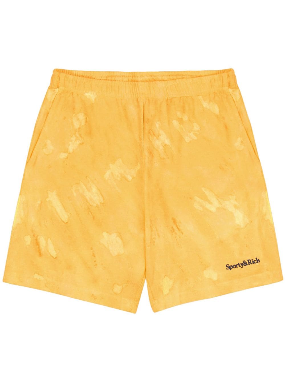 Sporty & Rich Joggingshorts mit Logo-Stickerei - Gelb von Sporty & Rich