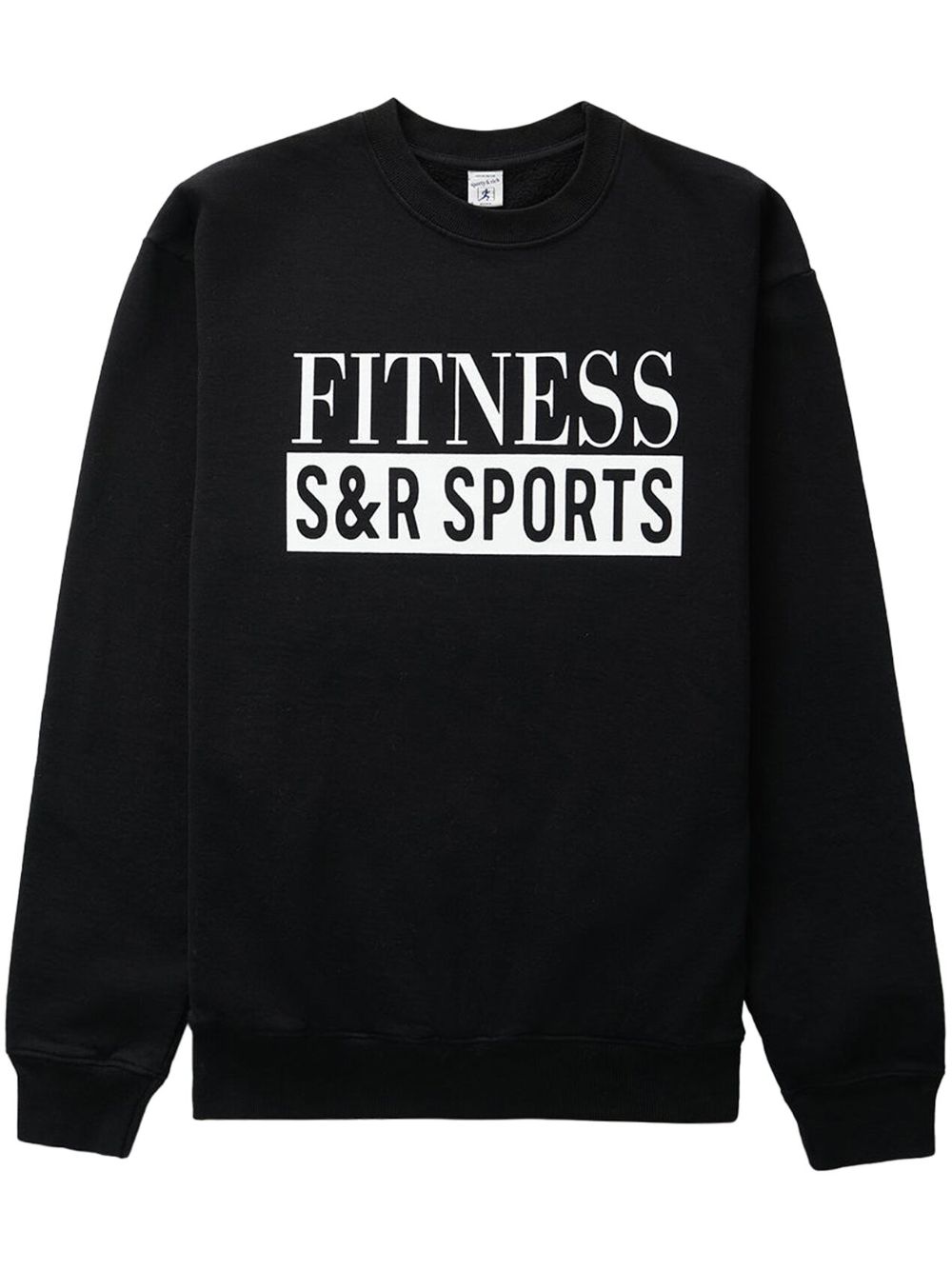 Sporty & Rich Sweatshirt mit Logo-Print - Schwarz von Sporty & Rich