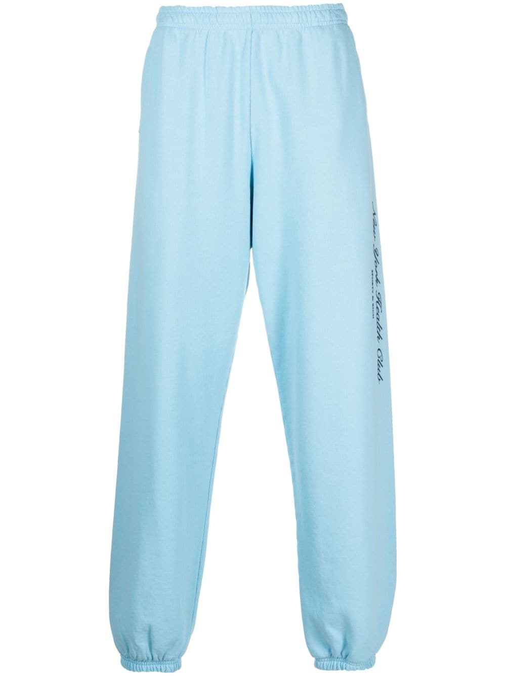 Sporty & Rich Jogginghose mit Logo-Print - Blau von Sporty & Rich