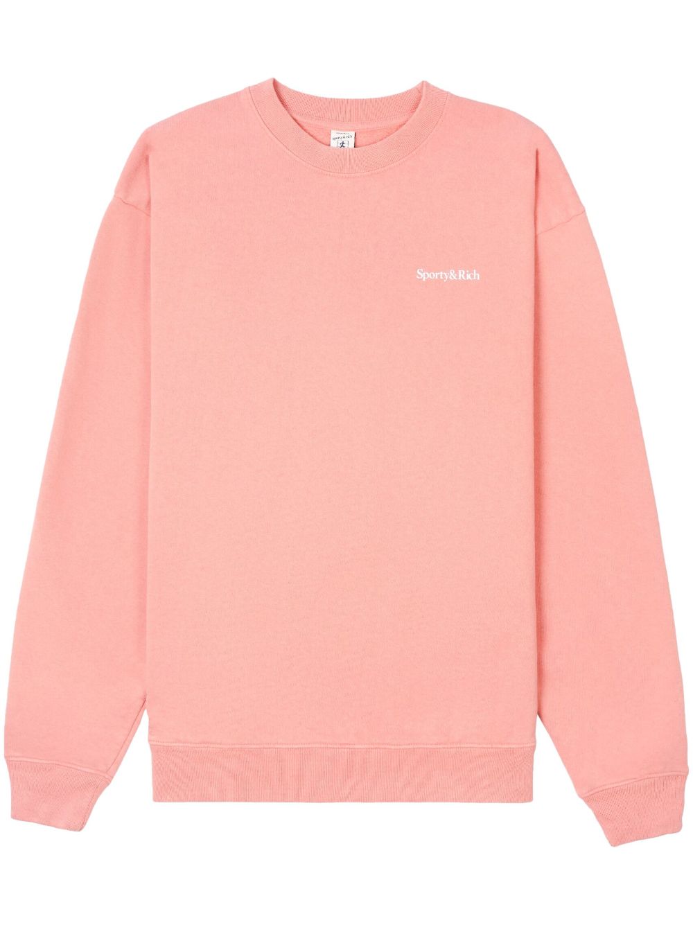 Sporty & Rich Sweatshirt mit Logo-Print - Rosa von Sporty & Rich