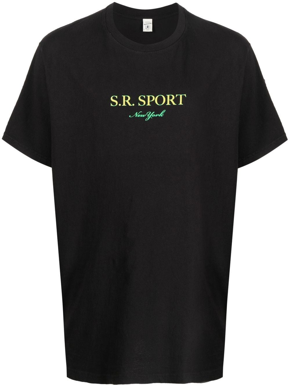 Sporty & Rich T-Shirt mit Logo-Print - Schwarz von Sporty & Rich