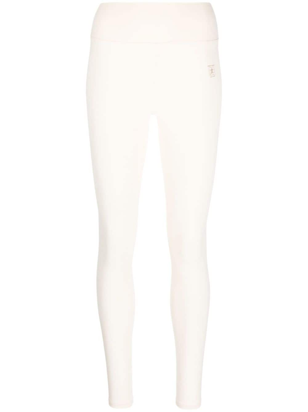 Sporty & Rich Sport-Leggings mit Logo-Print - Nude von Sporty & Rich