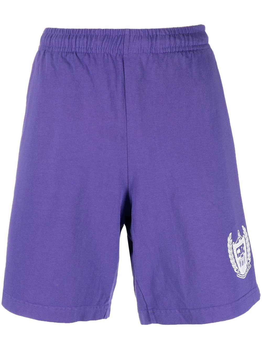 Sporty & Rich Shorts mit Logo-Print - Violett von Sporty & Rich