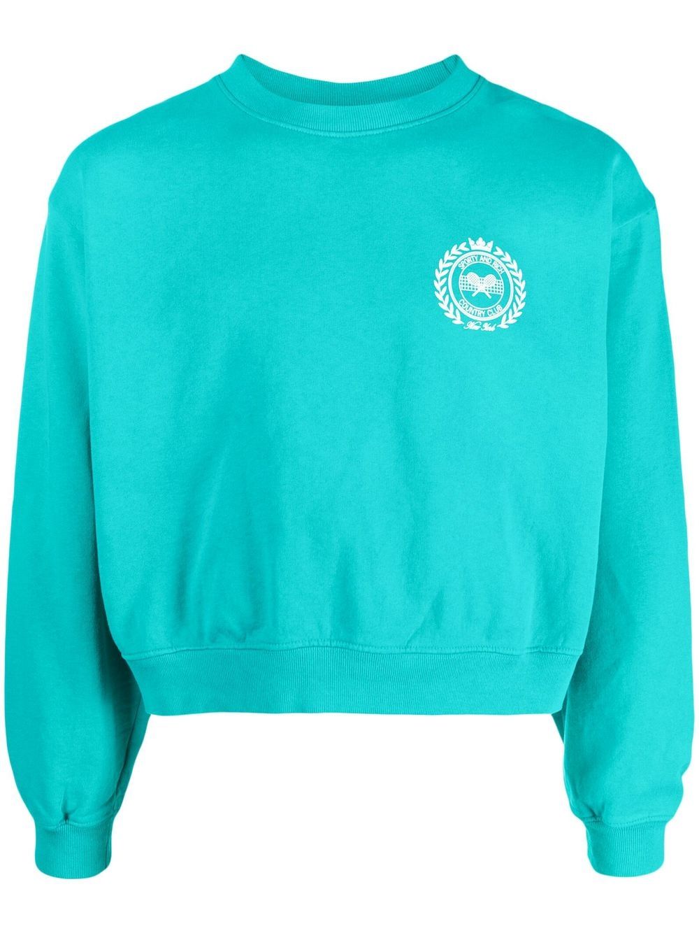 Sporty & Rich Sweatshirt mit Print - Blau von Sporty & Rich