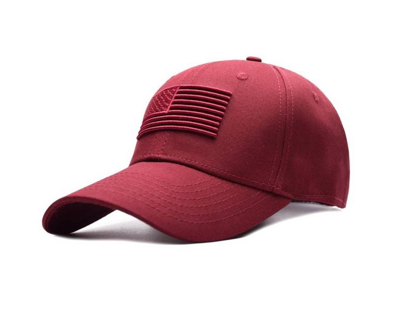 Sporty Baseball Cap U.S.A. Flag Fahne USA Basic Retro Amerika Baseballcap mit Belüftungslöchern von Sporty