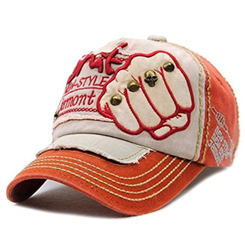 Sporty Baseballcap Fight Distressed Snapback Vintage Used Look Sport Outdoor Kappe Mütze Cap Schirmmütze Basecap verstellbar von Sporty
