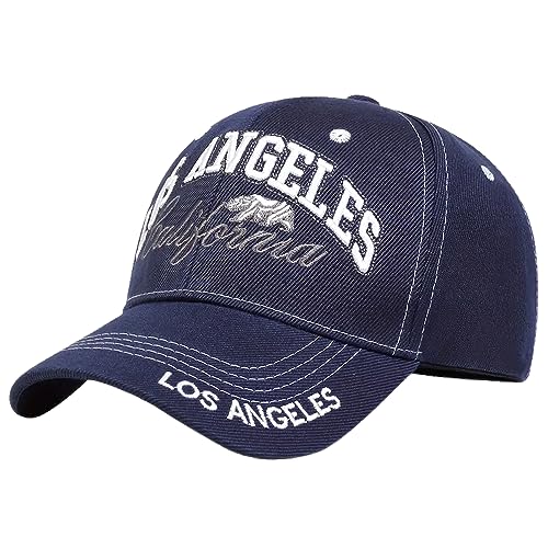 Sporty Baseballcap Los Angeles LA Kalifornien USA Vintage Style Cap Herren Damen (Navy) von Sporty