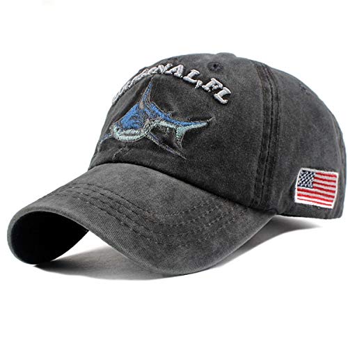 Sporty Baseballcap Original FL Hai Captain Florida Fisher Angler Vintage USA Anglerkappe Retro Anker MARITIM Cap Fischer Mütze Basecap von Sporty