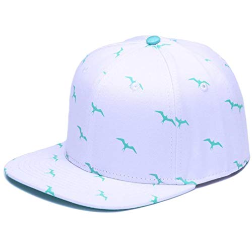 Sporty Möwe Meer Snapback Cap Herren Trucker Baseball (Weiß) von Sporty