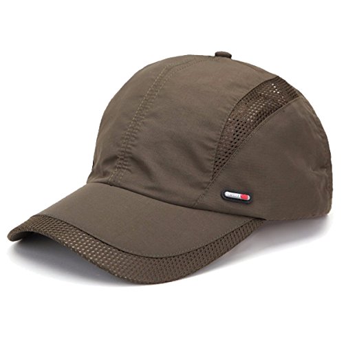Sporty Sport Running Baseballcap Golf Outdoor Mesh Kappe Mütze Jogging Fitness Cap Laufkappe Schirmmütze Basecap atmungsaktiv verstellbar (Army Green) von Sporty