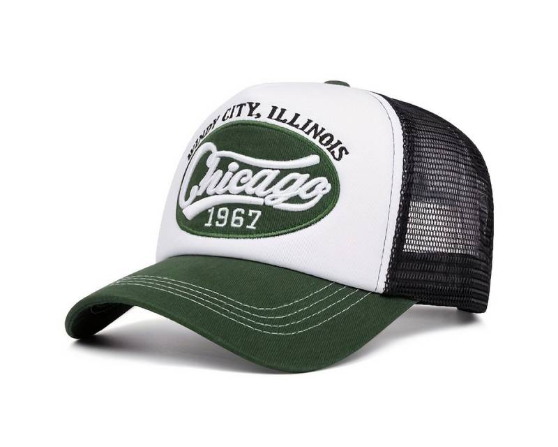 Sporty Trucker Cap Chicago Vintage Trucker Mesh Baseballcap von Sporty