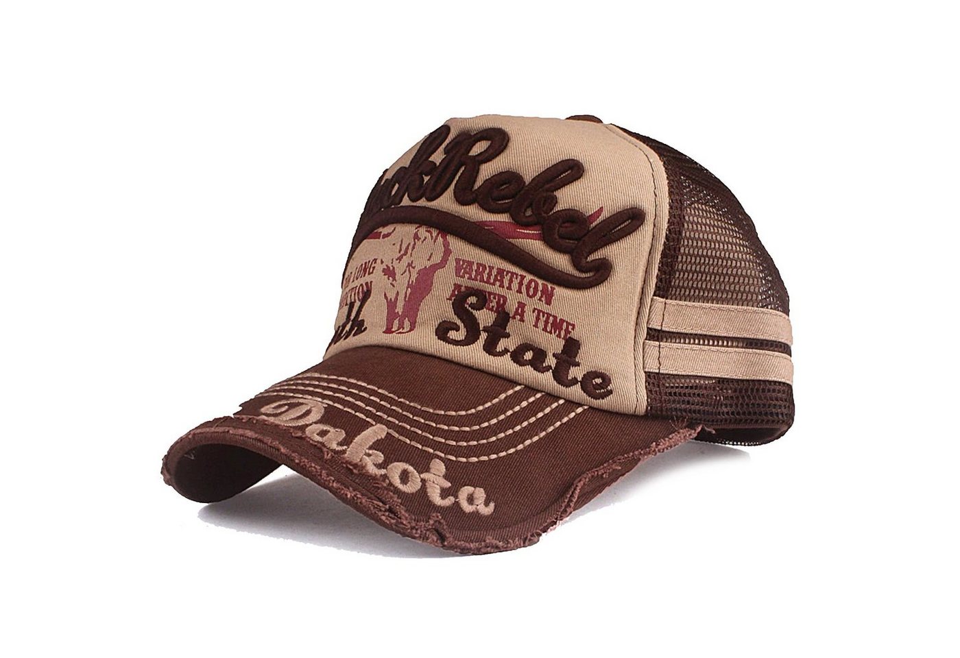 Sporty Trucker Cap Trucker Mesh Baseballcap Black Rebel Western Vintage Retro Sommer Cap Mesh Netz Sporty Trucker Cap Trucker Mesh Baseballcap Black Rebel Western Vintage Retro Sommer Cap Mesh Netz von Sporty