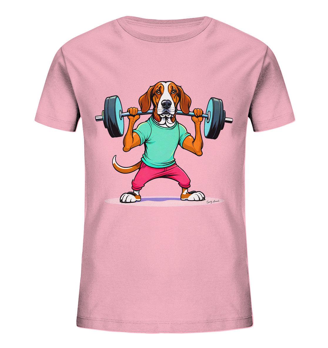Fitness Dog - Kids Organic Shirt von SportyAnimals