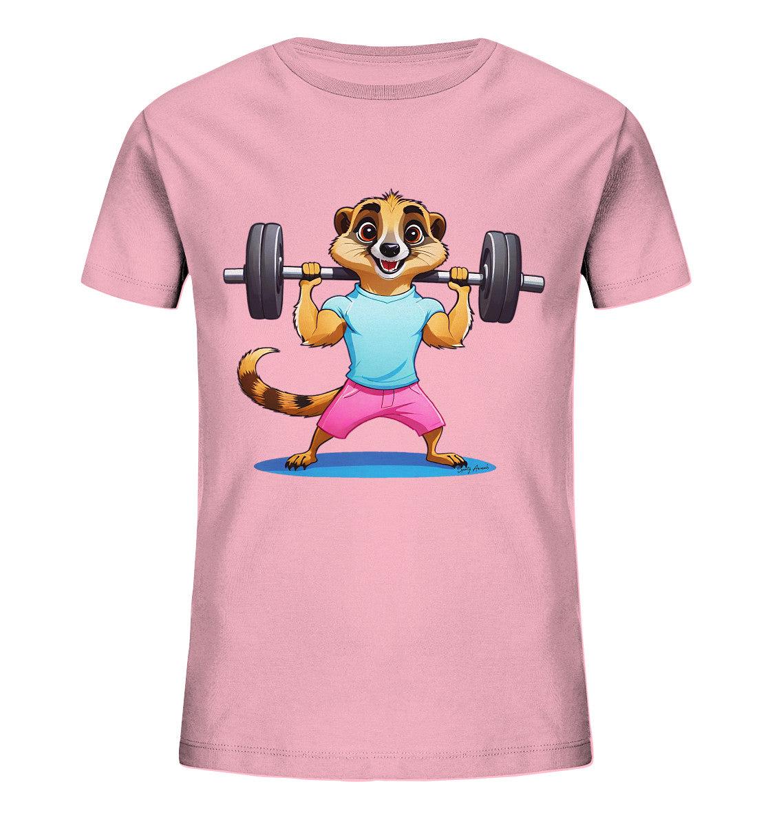 Fitness Meerkat - Kids Organic Shirt von SportyAnimals