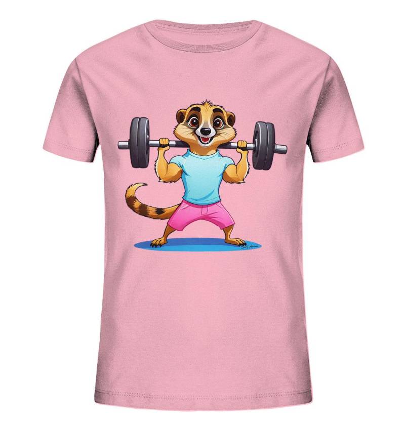 Fitness Meerkat - Kids Organic Shirt von SportyAnimals