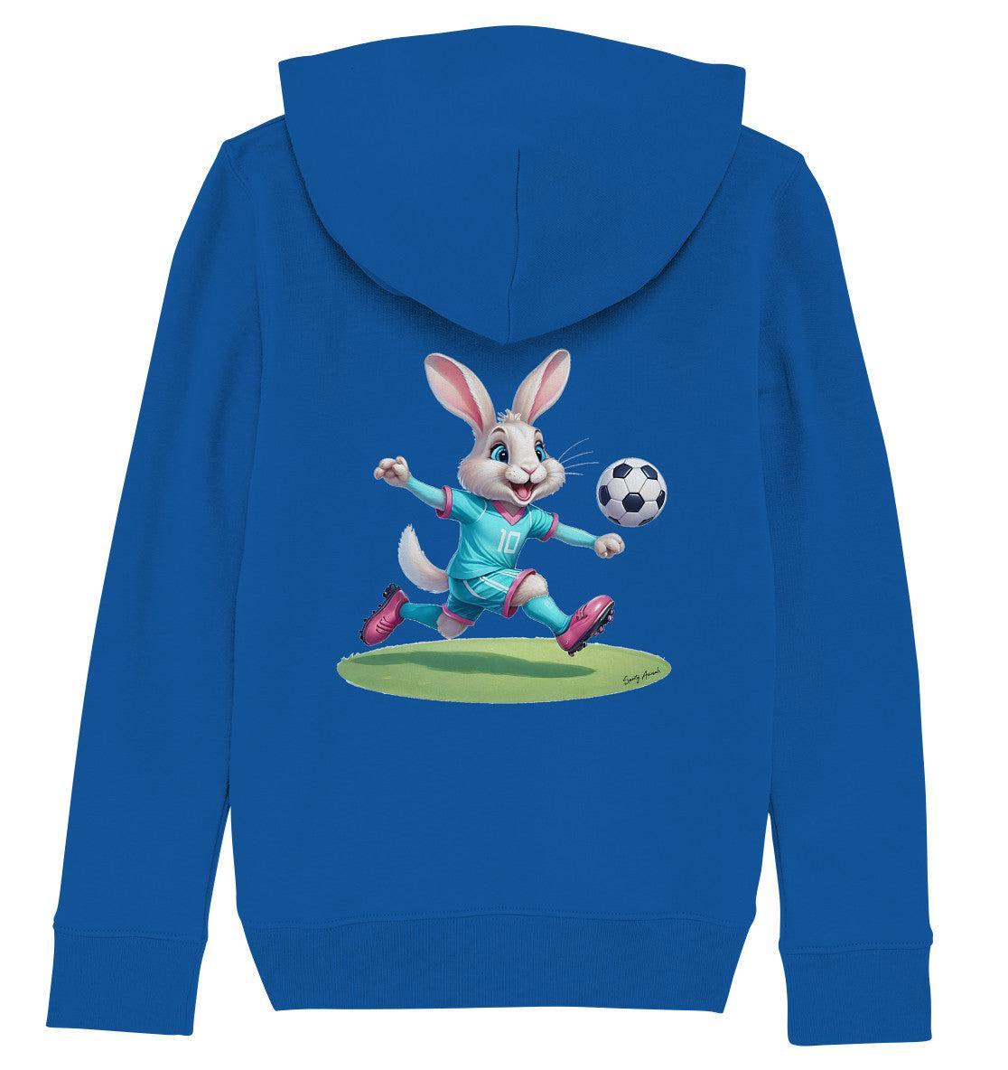 Soccer Bunny - Kids Organic Hoodie von SportyAnimals