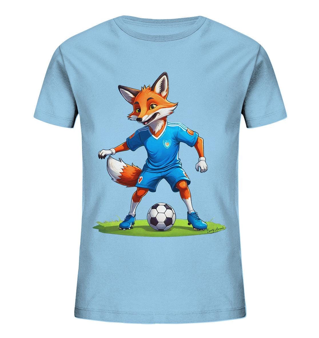 Soccer Fox T-Shirt Kids - Organic Shirt von SportyAnimals
