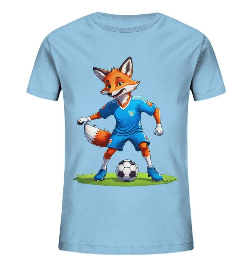 Soccer Fox T-Shirt Kids - Organic Shirt von SportyAnimals