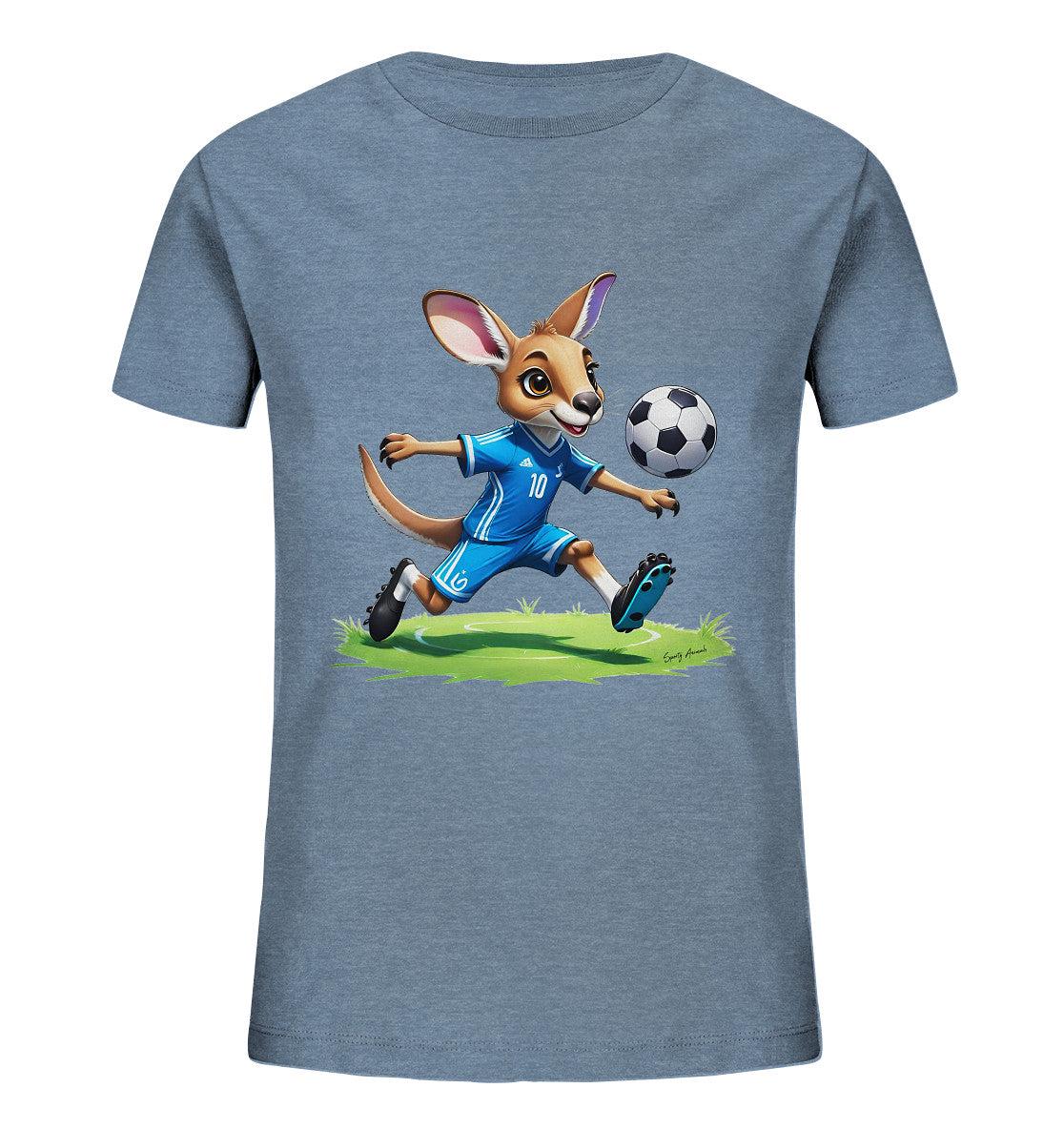 Soccer Kangaroo T-Shirt Kids - Organic Shirt von SportyAnimals