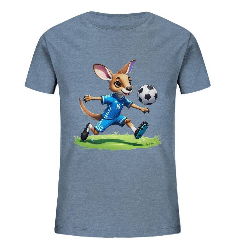 Soccer Kangaroo T-Shirt Kids - Organic Shirt von SportyAnimals