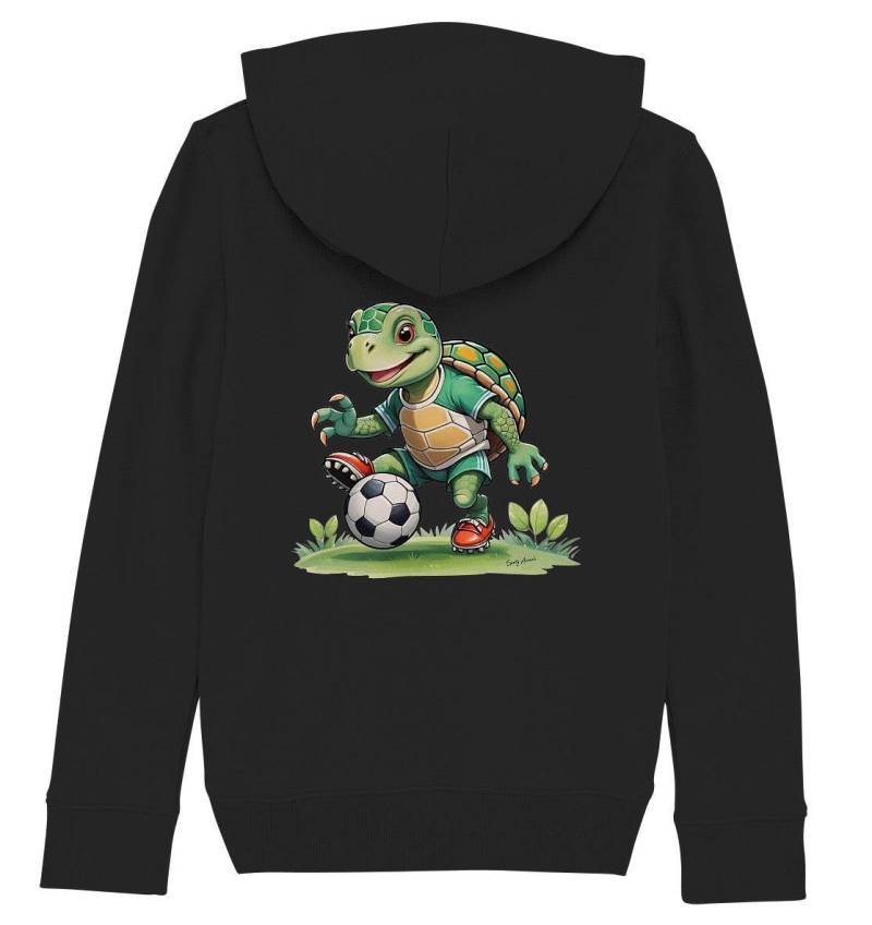 Soccer Turtle - Kids Organic Hoodie von SportyAnimals