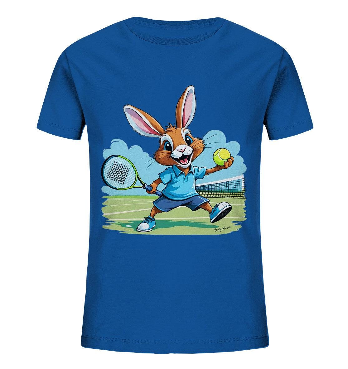 Tennis Bunny - Kids Organic Shirt von SportyAnimals