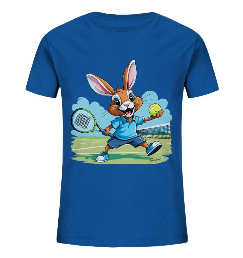 Tennis Bunny - Kids Organic Shirt von SportyAnimals