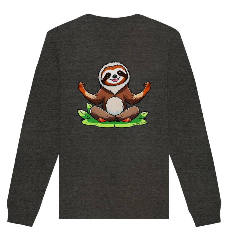 Yoga Sloth - Organic Basic Unisex Sweatshirt von SportyAnimals