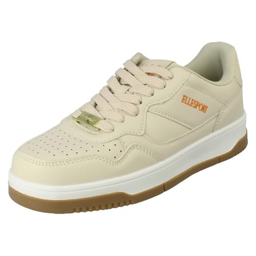 Elle F7R363 Damen Sport-Sneaker zum Schnüren, Freizeitschuhe, sportlich, beige, 37 EU von Spot On