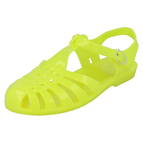 Klassische Gummischuhe mit Schnalle für Damen, Gelb - gelb - Größe: 40 von Spot on