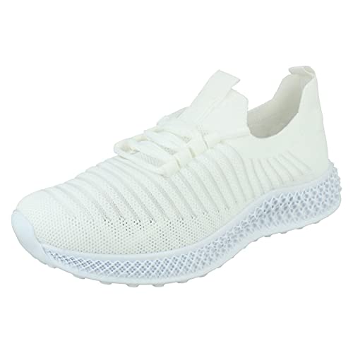 Reflex Casual Schnürschuhe für Damen, - weiß - Größe: 38 EU von Spot On