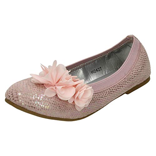 SPOT ON Flache Ballerina für Mädchen, rose, 32 EU von Spot on