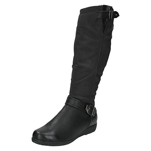 Spot On, Damen Stiefel & Stiefeletten Schwarz schwarz von Spot on