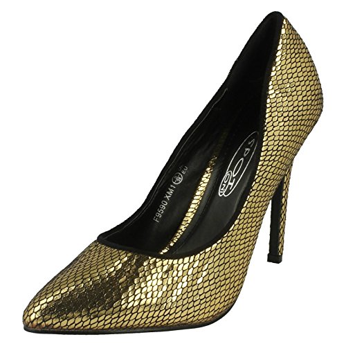 Spot On , Damen Pumps, Gold - gold - Größe: 40 von Spot on