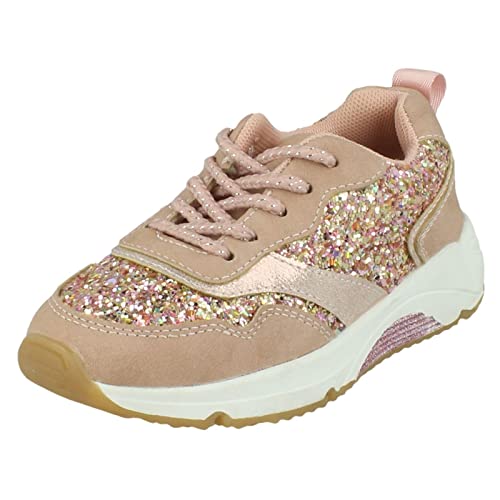 Spot On Mädchen Glitzernde Sneaker, rose, 28 EU von Spot on