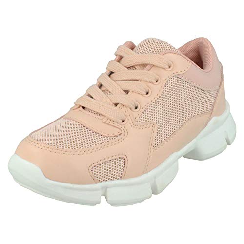 Spot On Mädchen-Sportschuhe mit klobiger Sohle, Pink - rose - Größe: 34 EU von Spot on