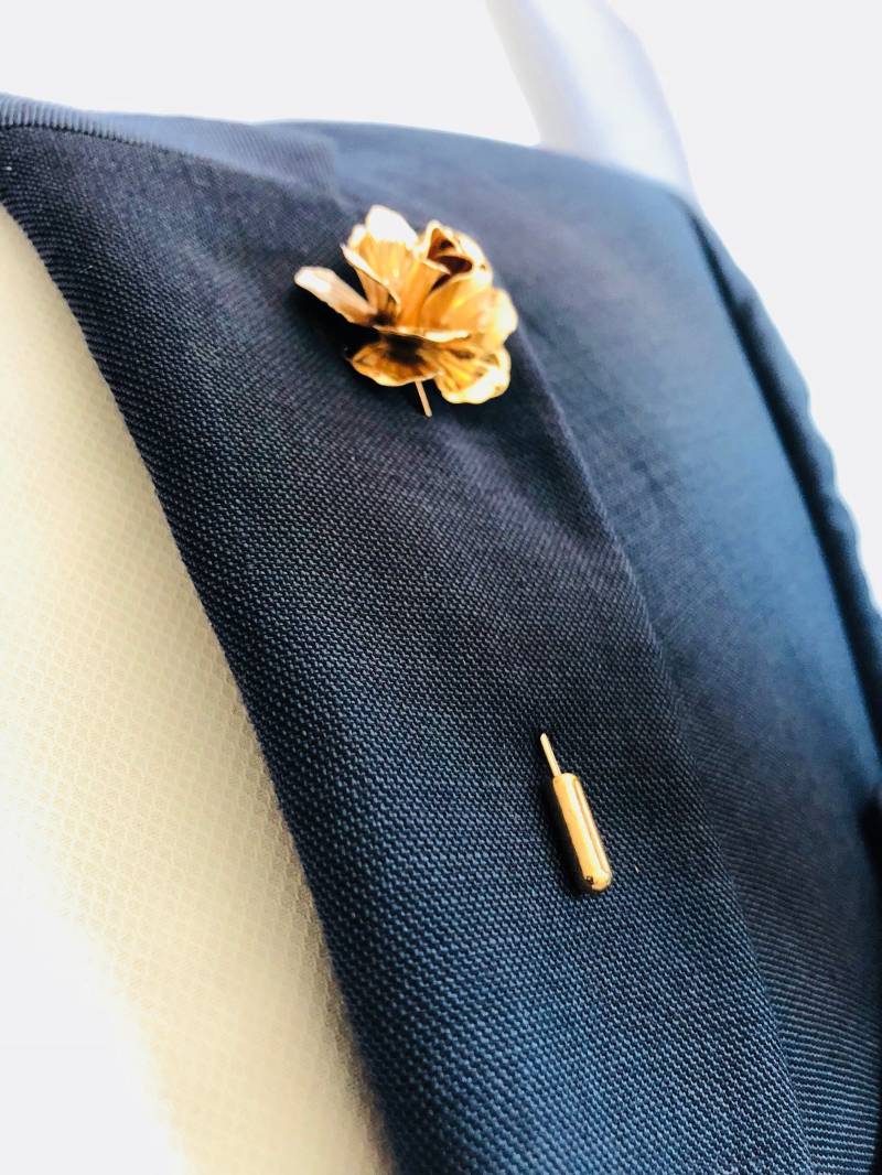 Anstecknadel Rose Blume Gold Metal Hochzeitsstecknadel Anstecknadel Rose Blume Gold Metal Hochzeitsstecknadel von SpotOnUS
