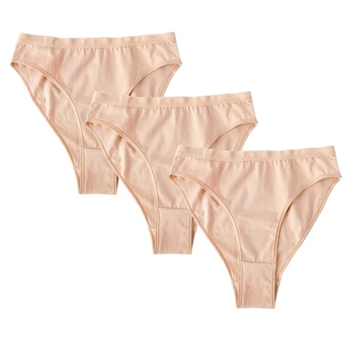 Spoxiyue Mädchen Professionelle Baumwolle Ballett Nude Dance Slip Gymnastik Shorts Unterwäsche Unterhose, Hautfarben, 9 Jahre von Spoxiyue